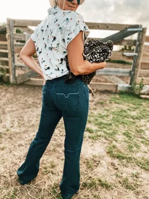 Lola Mid Rise Trouser Jean by Kimes Ranch