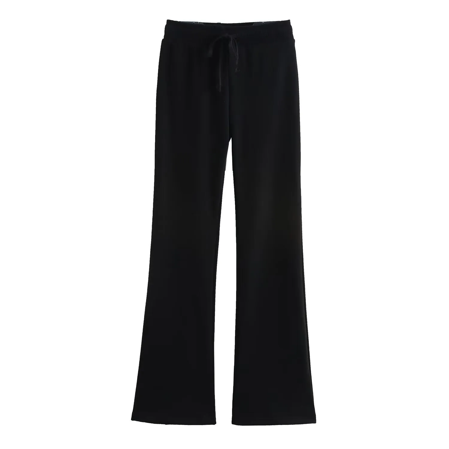 Long Sleeve Zipper Jacket and Flared Sweats