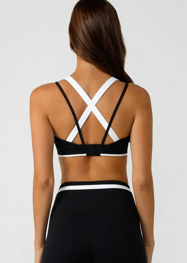 Lorna Jane Swift Motion Recycled High Support Sports Bra - Black