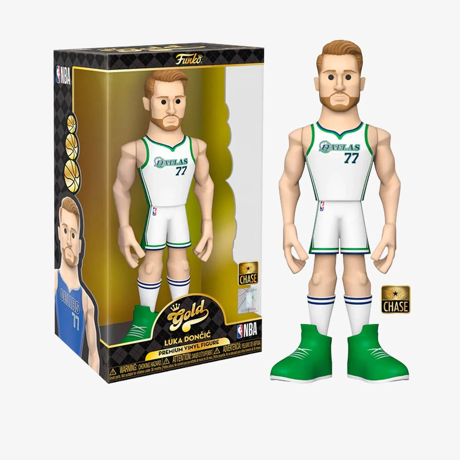 Luka Doncic Dallas Mavericks NBA 12" Vinyl Gold