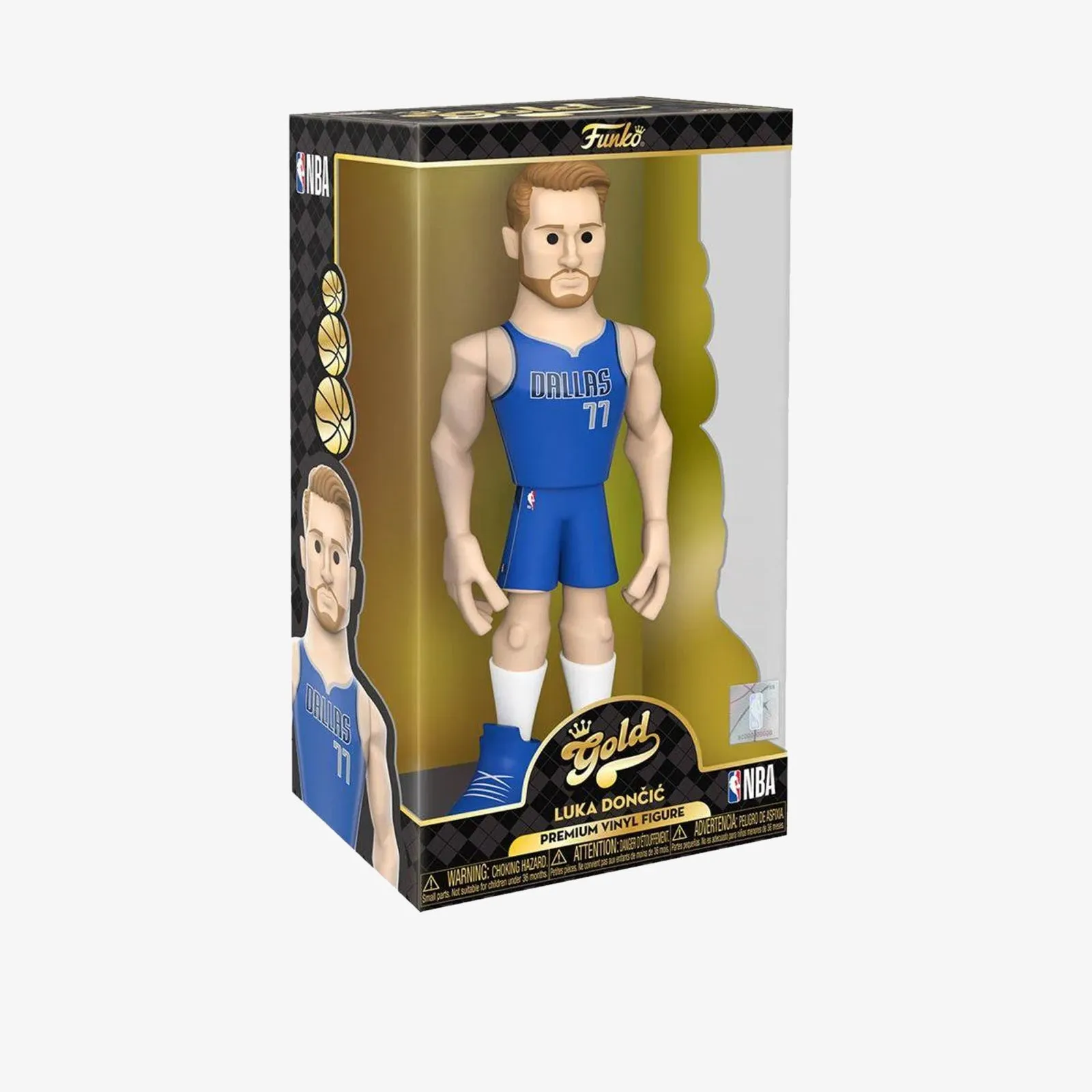Luka Doncic Dallas Mavericks NBA 12" Vinyl Gold