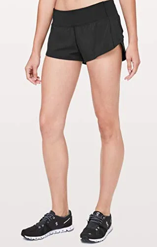 Lululemon Run Speed Up Short (Black, 6)