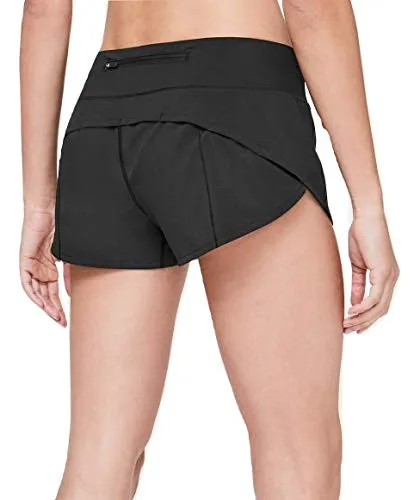 Lululemon Run Speed Up Short (Black, 6)