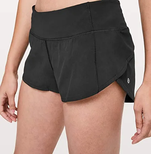 Lululemon Run Speed Up Short (Black, 6)