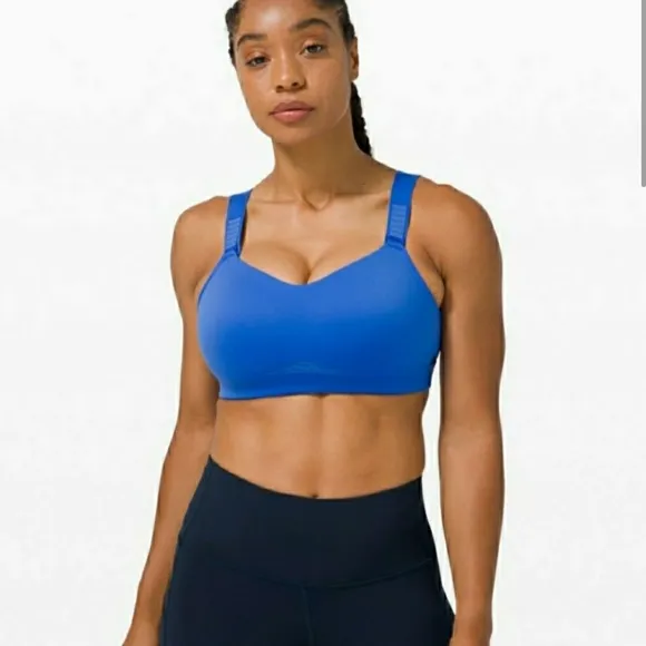 Lululemon | swift speed sports bra cerulean royal blue size: 32E