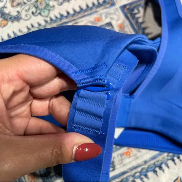 Lululemon | swift speed sports bra cerulean royal blue size: 32E