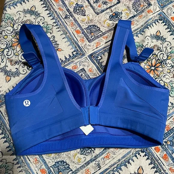 Lululemon | swift speed sports bra cerulean royal blue size: 32E