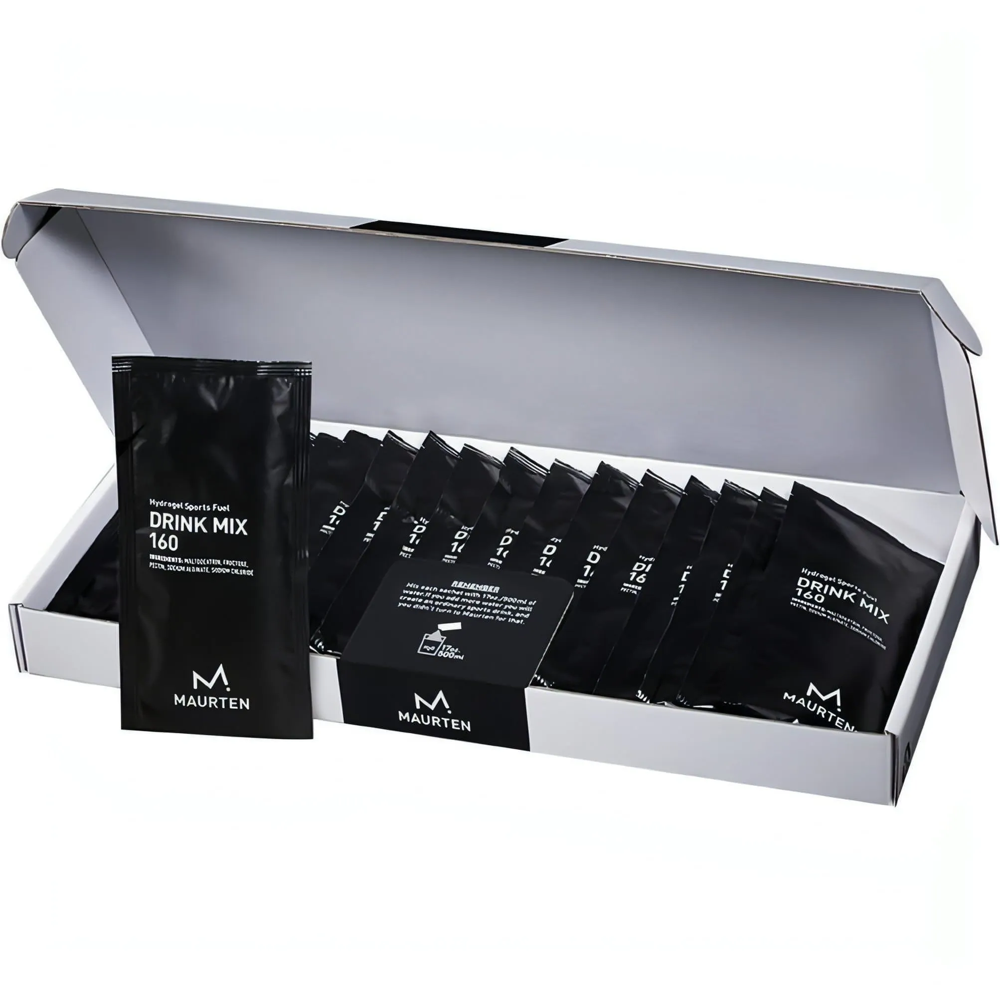 Maurten Energy Drink Mix 160 Box (18 Sachets) with Free Water Bottle