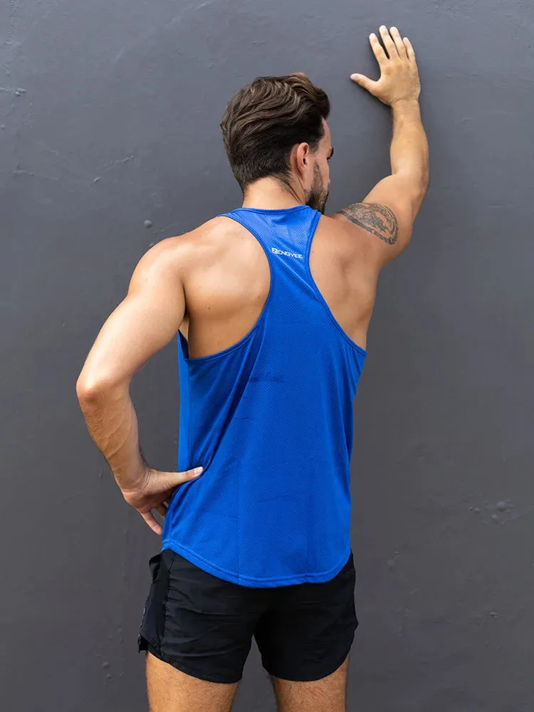 Men's 3 Pack Running Muscle Tank Tops - Dry-Fit Workout Sleeveless Tops, Breathable Y-Back Shirts, Training Bodybuilding Vests