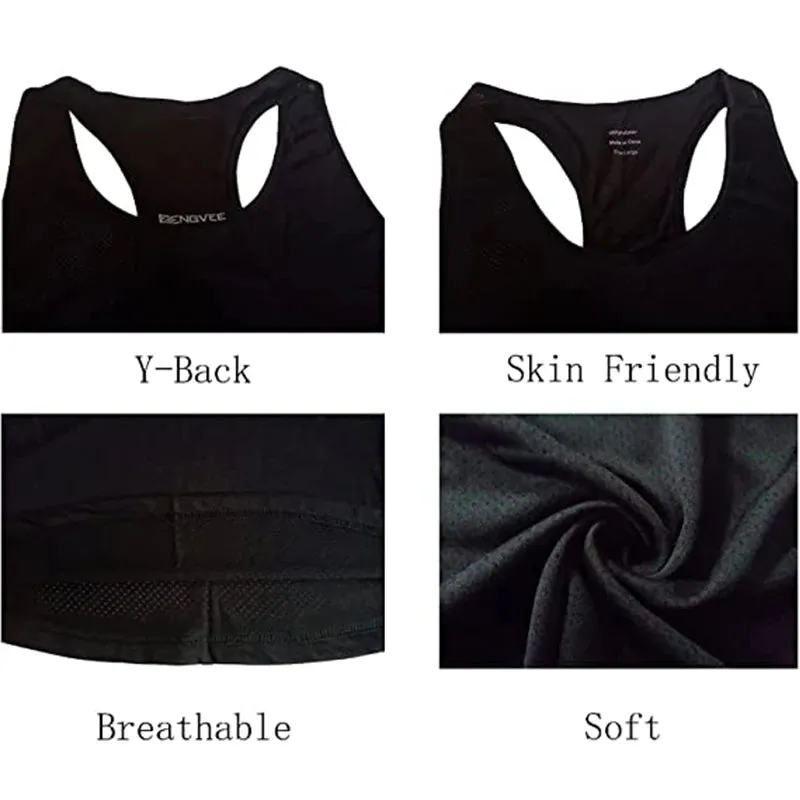 Men's 3 Pack Running Muscle Tank Tops - Dry-Fit Workout Sleeveless Tops, Breathable Y-Back Shirts, Training Bodybuilding Vests