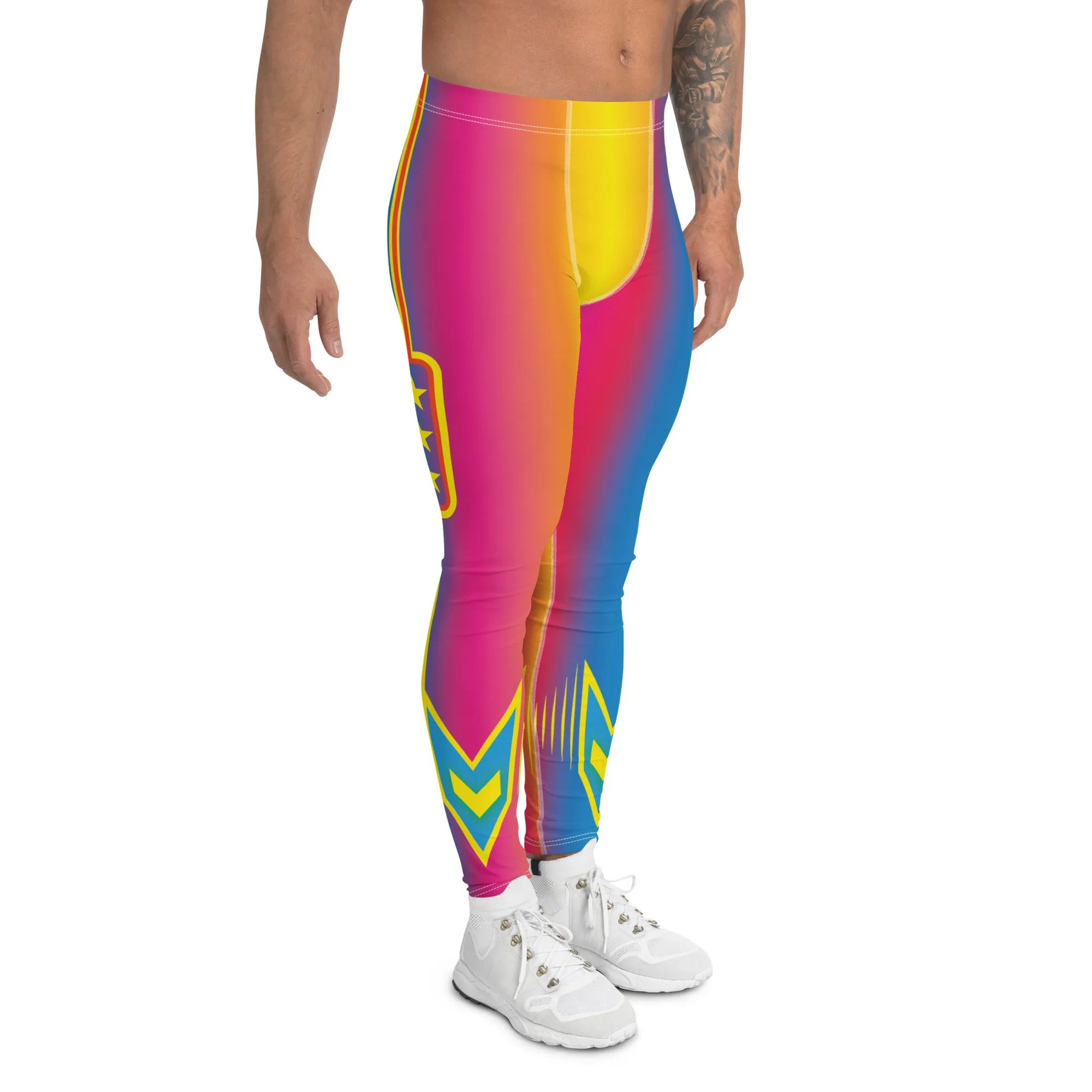 Mens Leggings, Luchador Slam