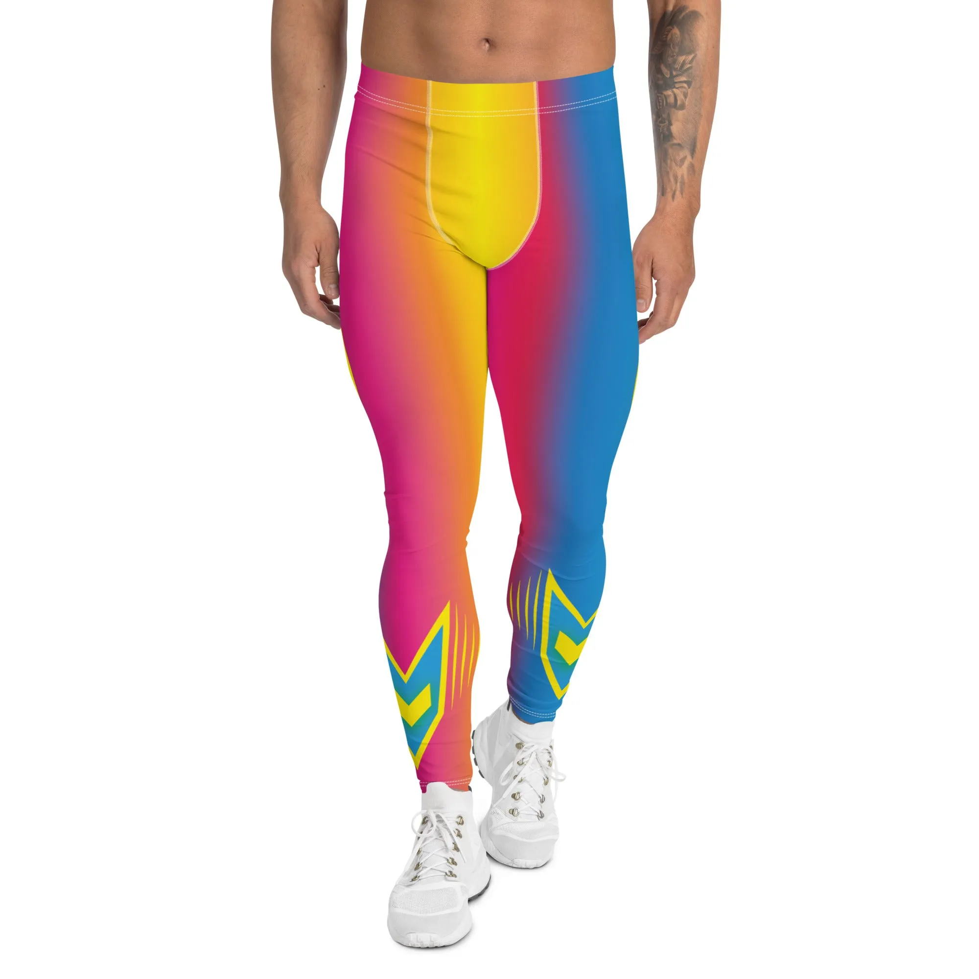 Mens Leggings, Luchador Slam