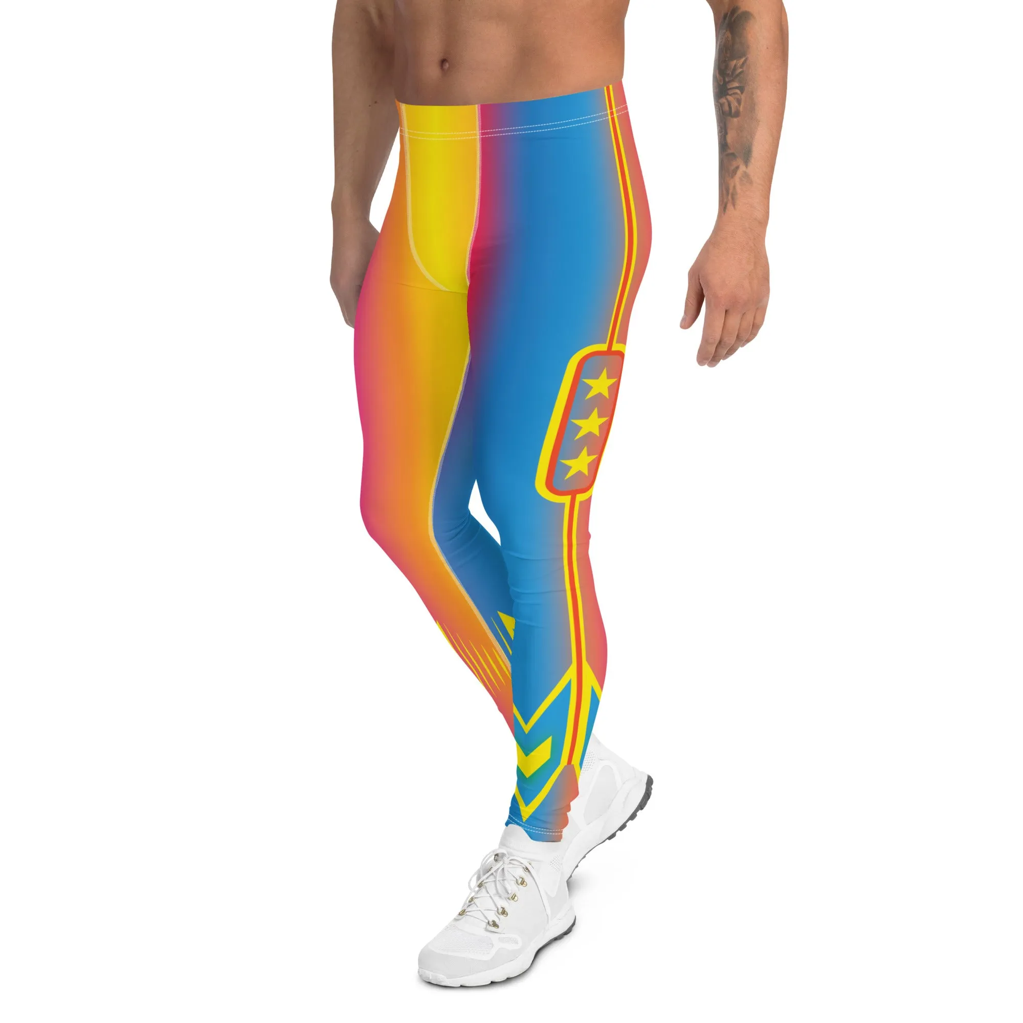 Mens Leggings, Luchador Slam