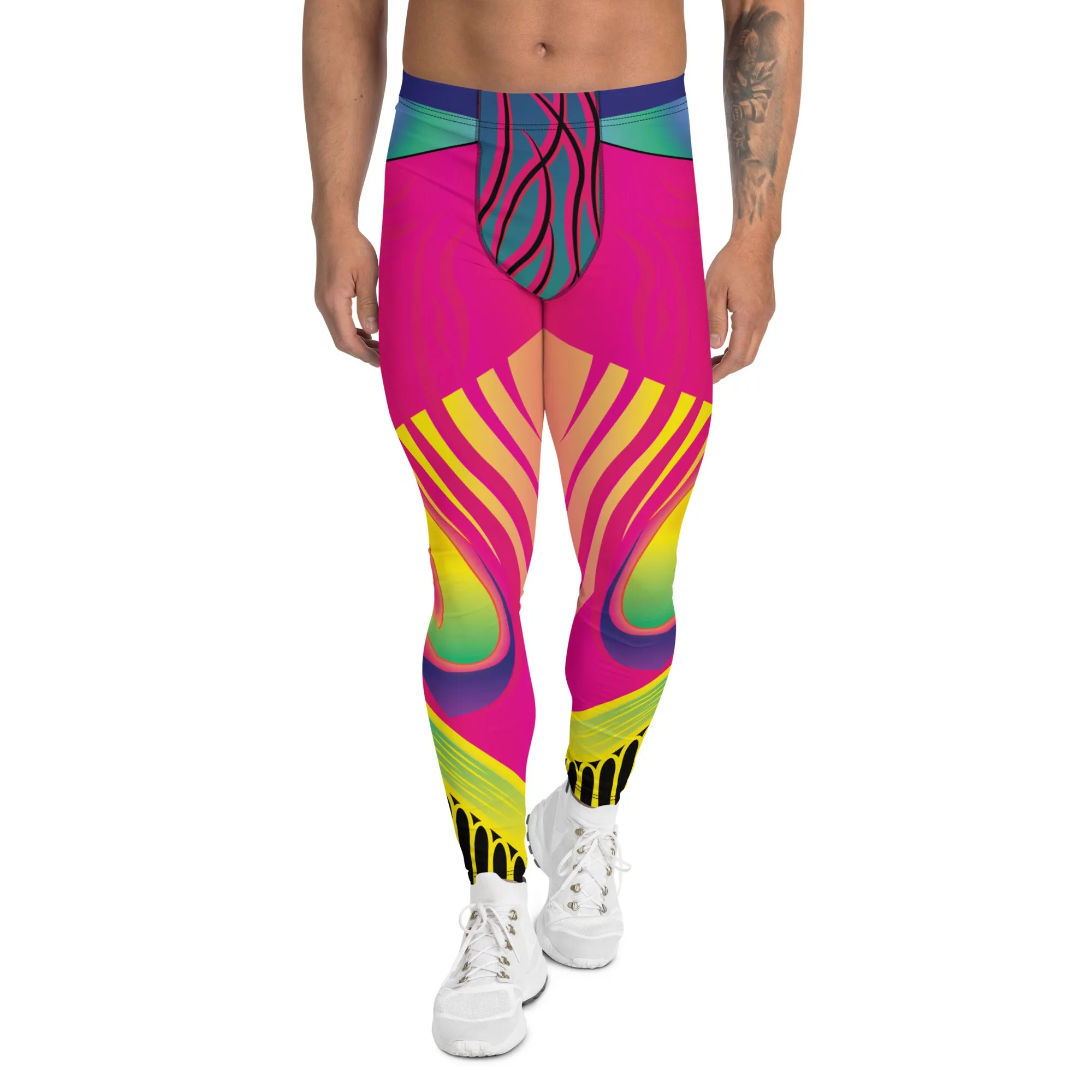 Mens Leggings, Luche Libre