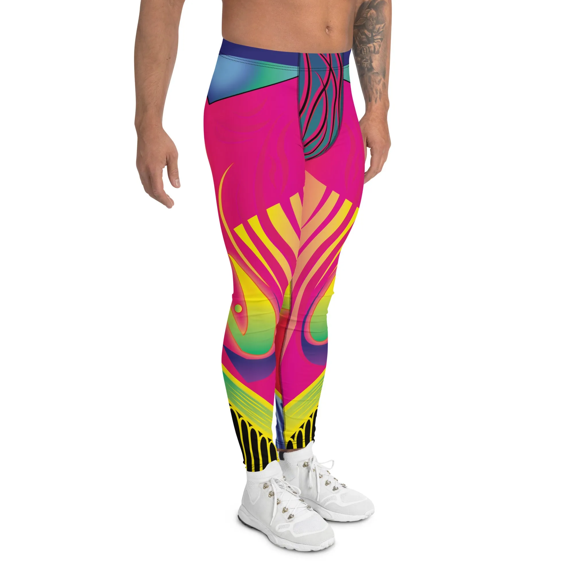 Mens Leggings, Luche Libre