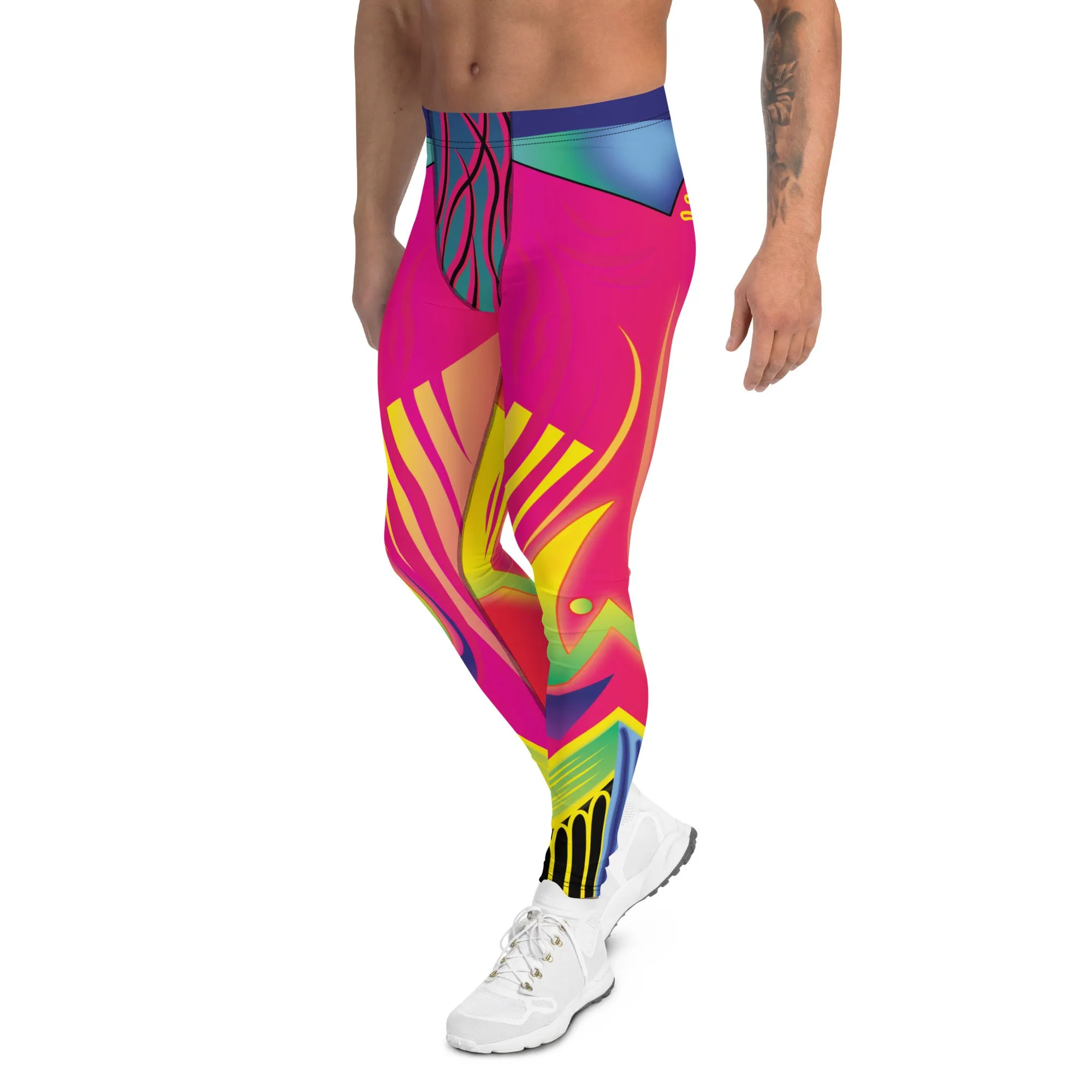 Mens Leggings, Luche Libre