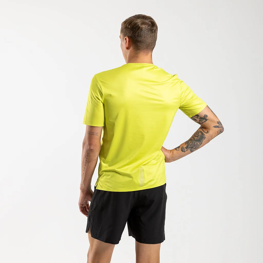 Men's Short Sleeve Tech Tee (Cyber Lime)