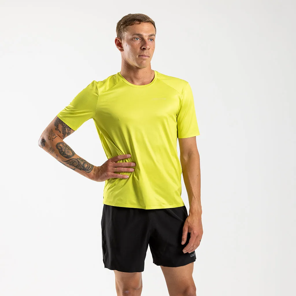 Men's Short Sleeve Tech Tee (Cyber Lime)