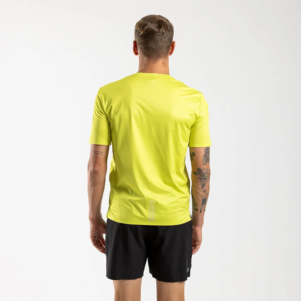 Men's Short Sleeve Tech Tee (Cyber Lime)
