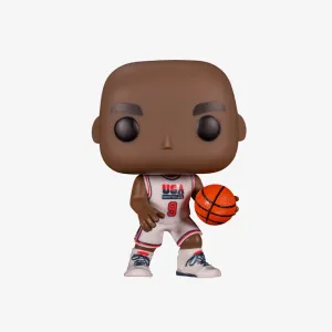 Michael Jordan Chicago Bulls 1992 Team USA NBA Legends Pop! Vinyl - White