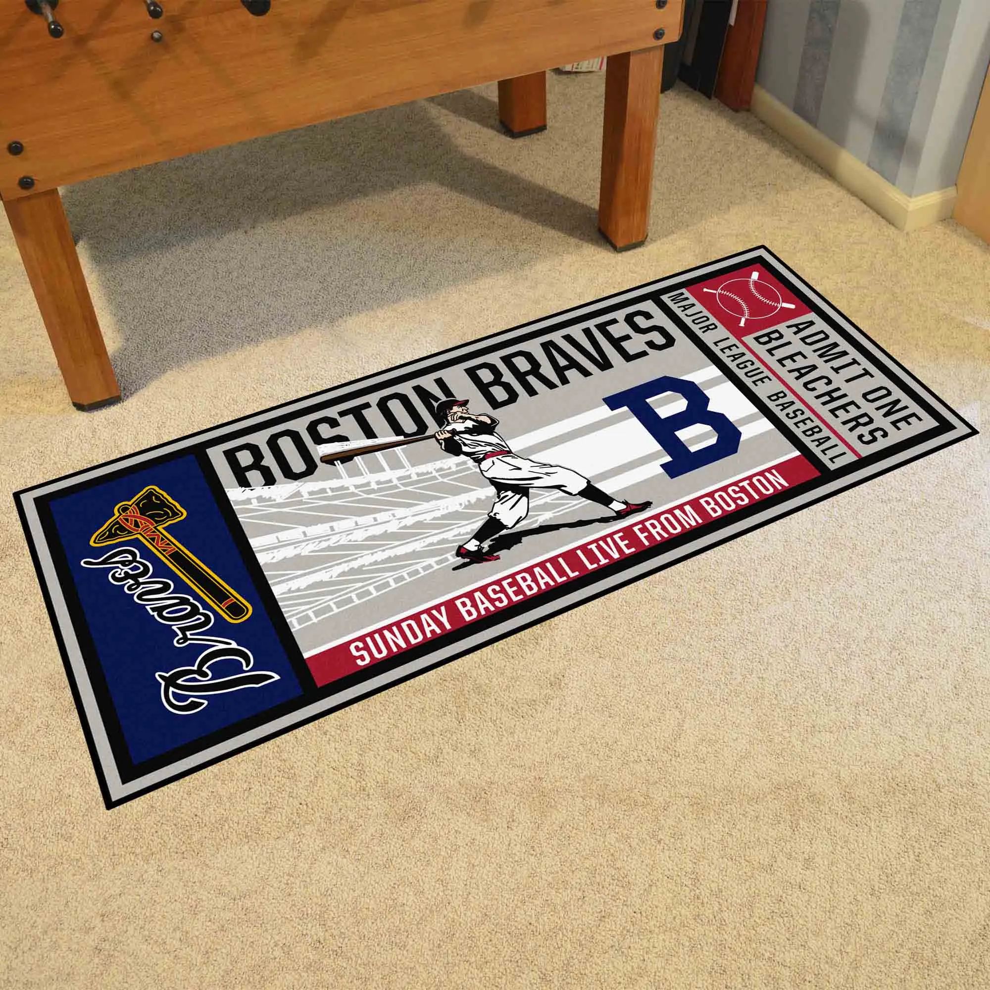 MLBCC ? Boston Braves Ticket Runner
