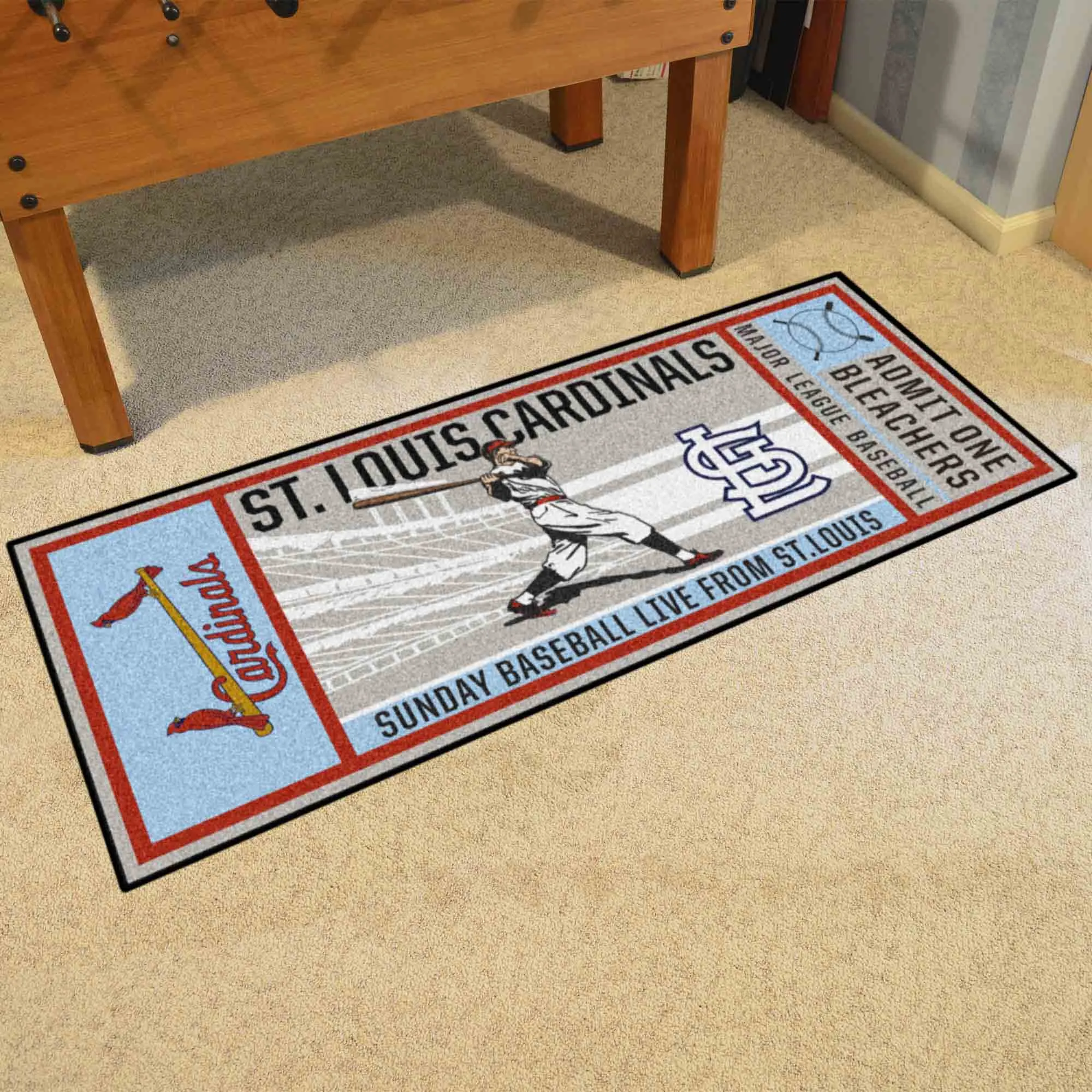 MLBCC St. Louis Cardinals Ticket Runner