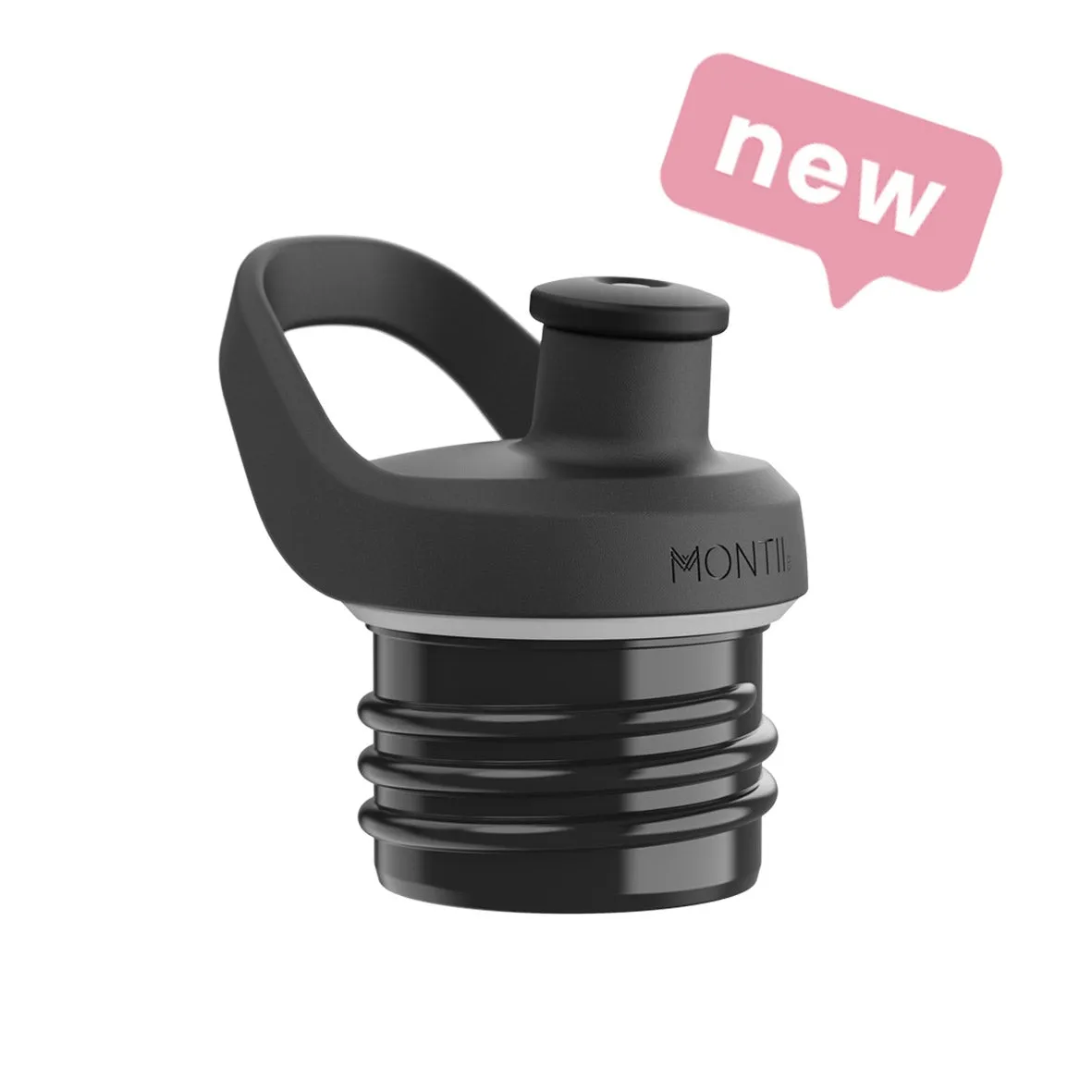 MontiiCo Drink Bottle Lid - Sports 2.0 - Black