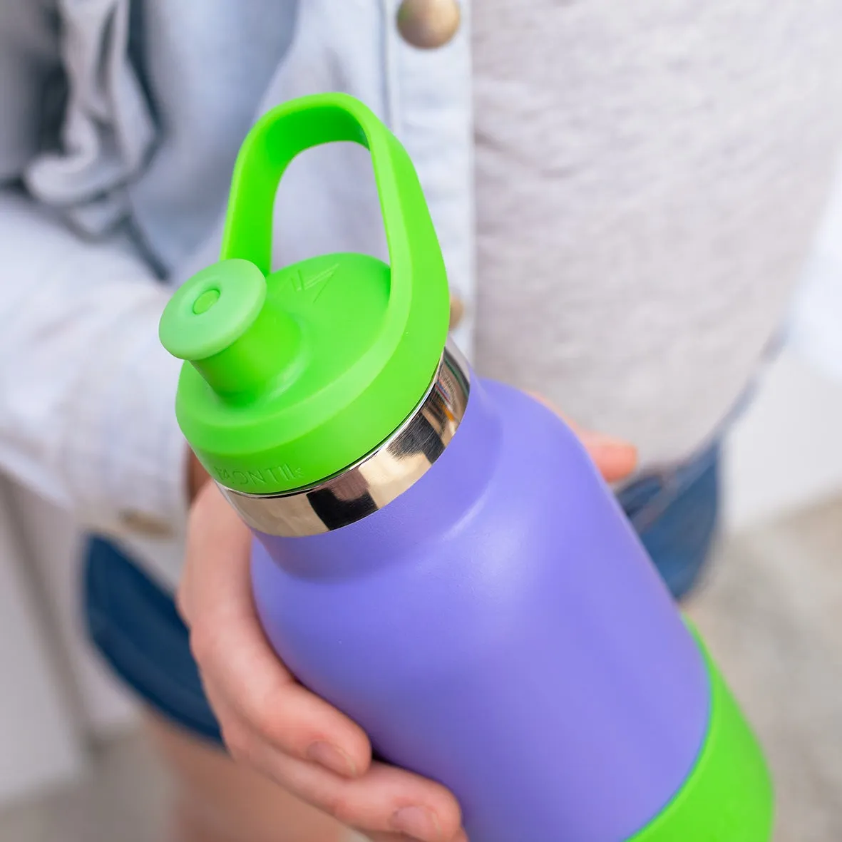 MontiiCo Drink Bottle Lid - Sports 2.0 - Lime