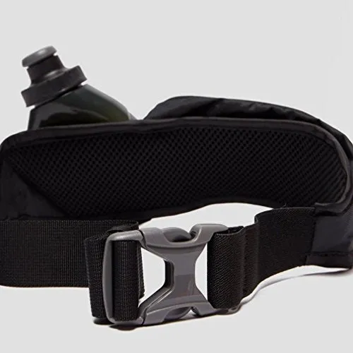 Nathan NS4523 Swift Plus Running Hydration Pack Fitness Running Belt with 10oz Flask, Black, One Size