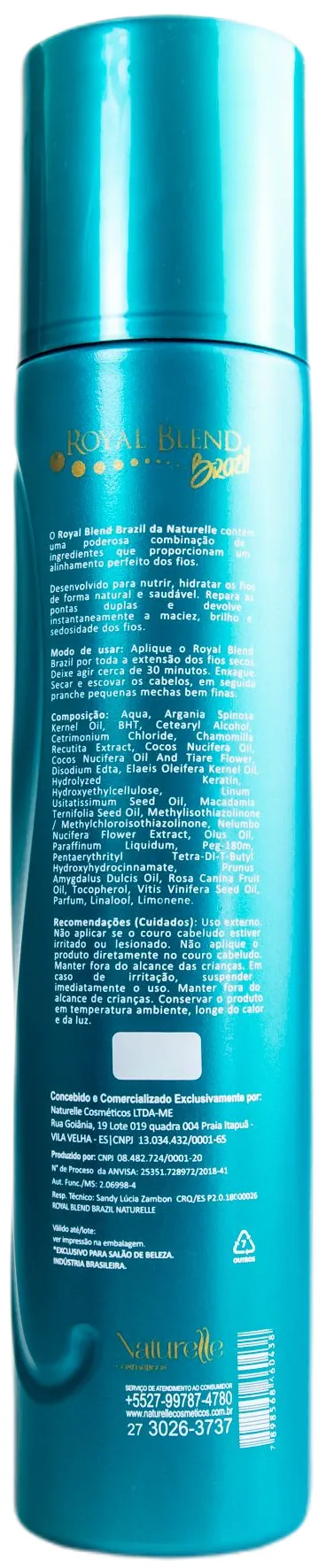 Naturelle Royal Blend Brazil Organic Protein 1L / 33.8 fl oz
