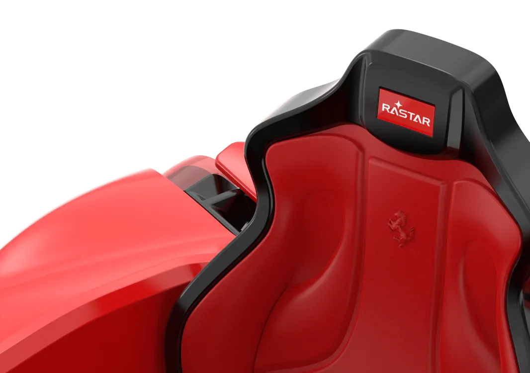 New 2025 Licensed 12V Ferrari 488 Pista Spider Upgraded Ride On Car   | 1 Seater | Leather Seat | Remote