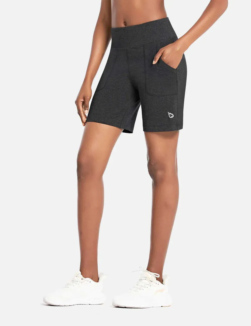 NEW Baleaf Laureate 3-Pocket Athletic Shorts - Dark Grey - Size L - Retails for $40!