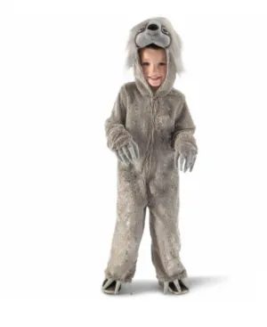 New Retails $69  Rubies Swift the Sloth Hooded Jumpsuit Costume! Fits 8-10 Kids
