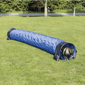 New Trixie 3211 Pet Products Agility Basic Tunnel, Large 16 Ft Long, Blue, Retails $187 
