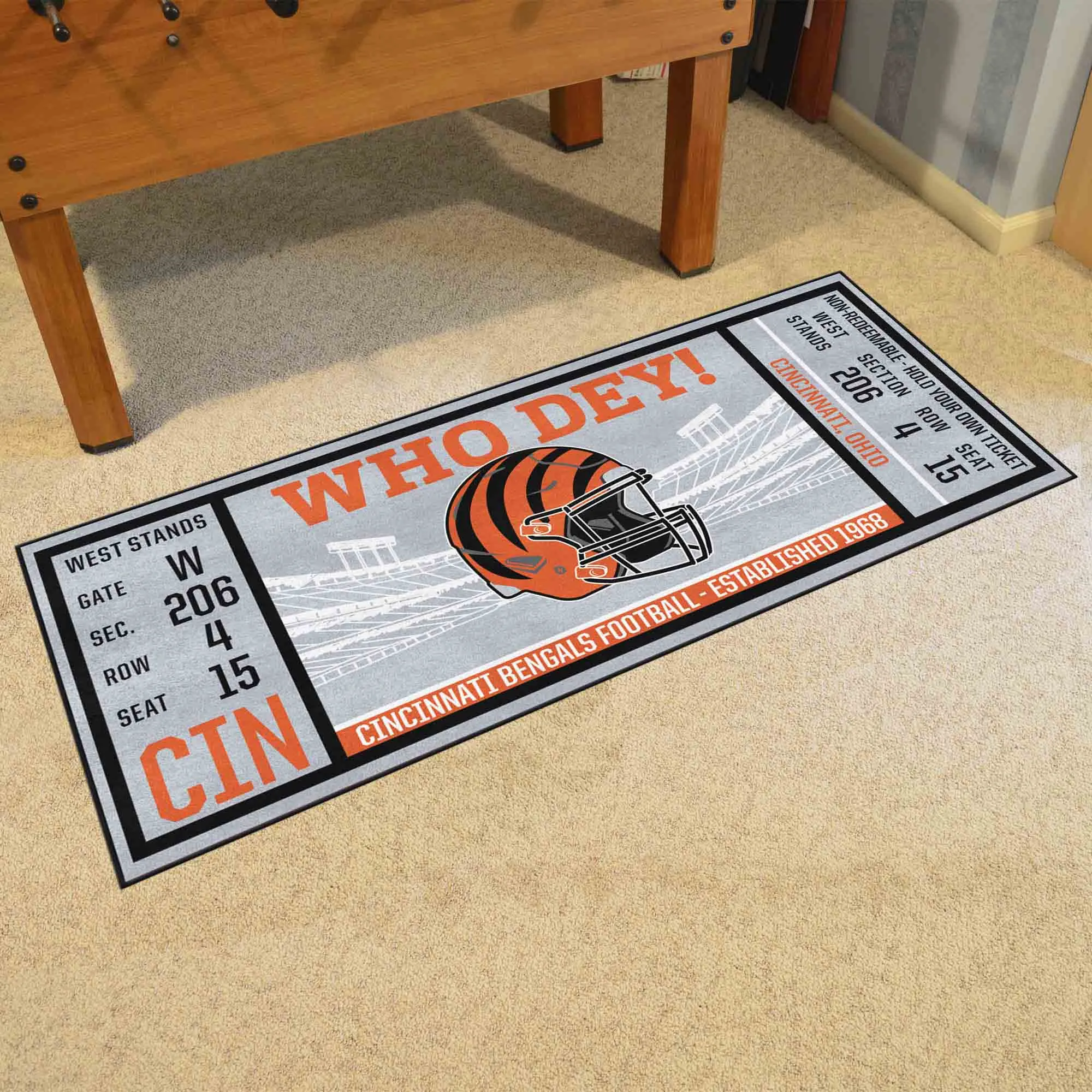 NFL - Cincinnati Bengals Ticket Runner