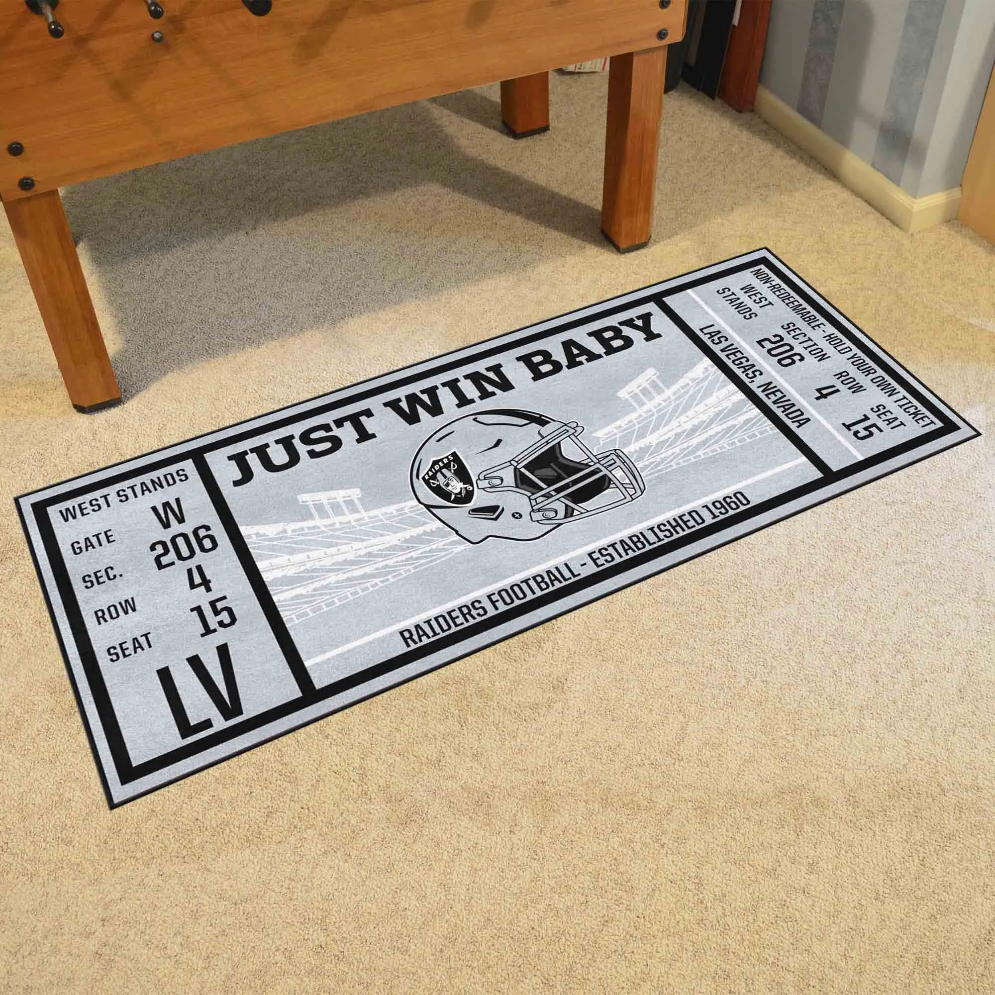 NFL - Las Vegas Raiders Ticket Runner