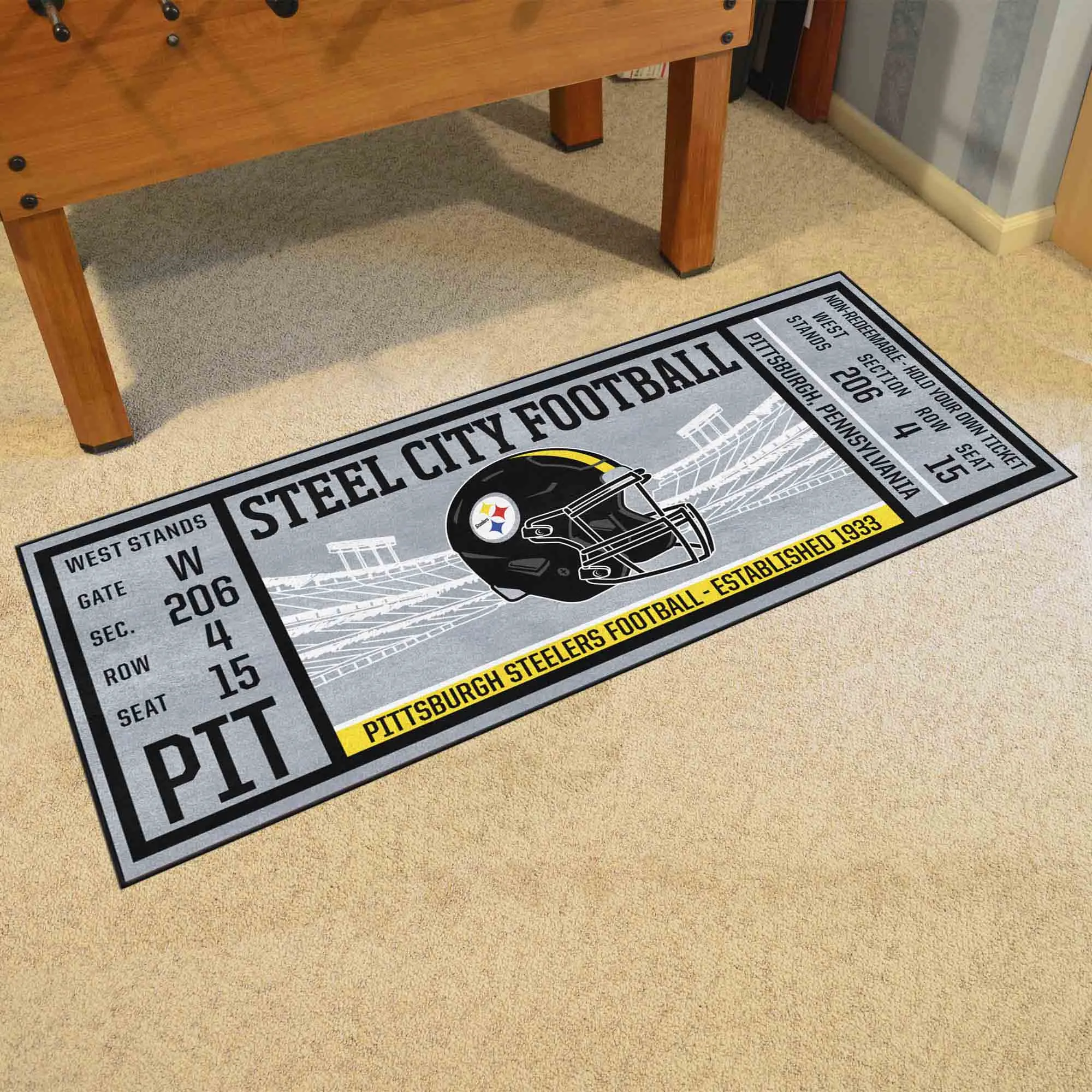 NFL - Pittsburgh Steelers Ticket Runner