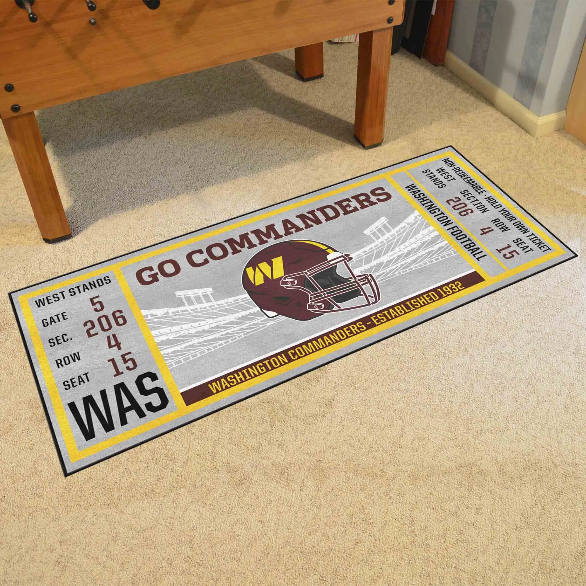 NFL - Washington Commanders Ticket Runner
