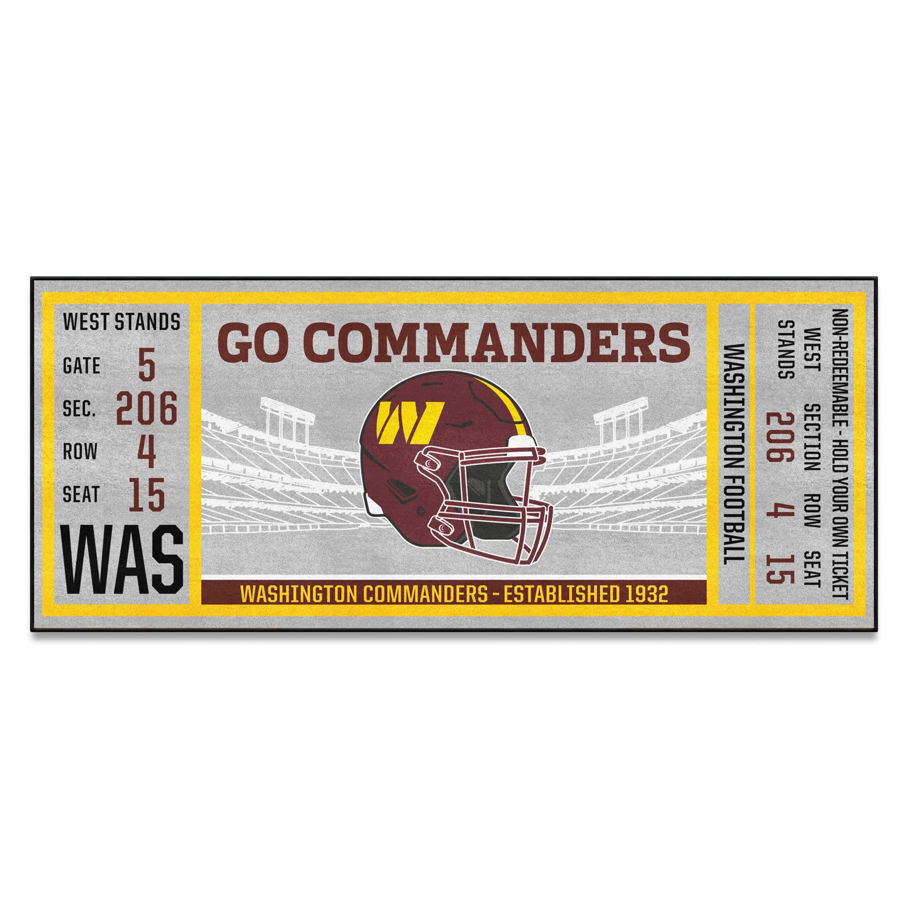 NFL - Washington Commanders Ticket Runner