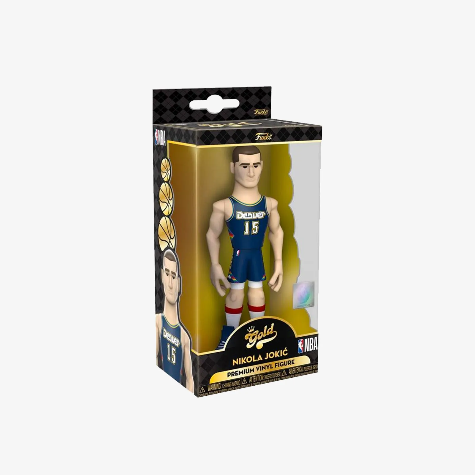 Nikola Jokic Denver Nuggets NBA 5" Vinyl Gold