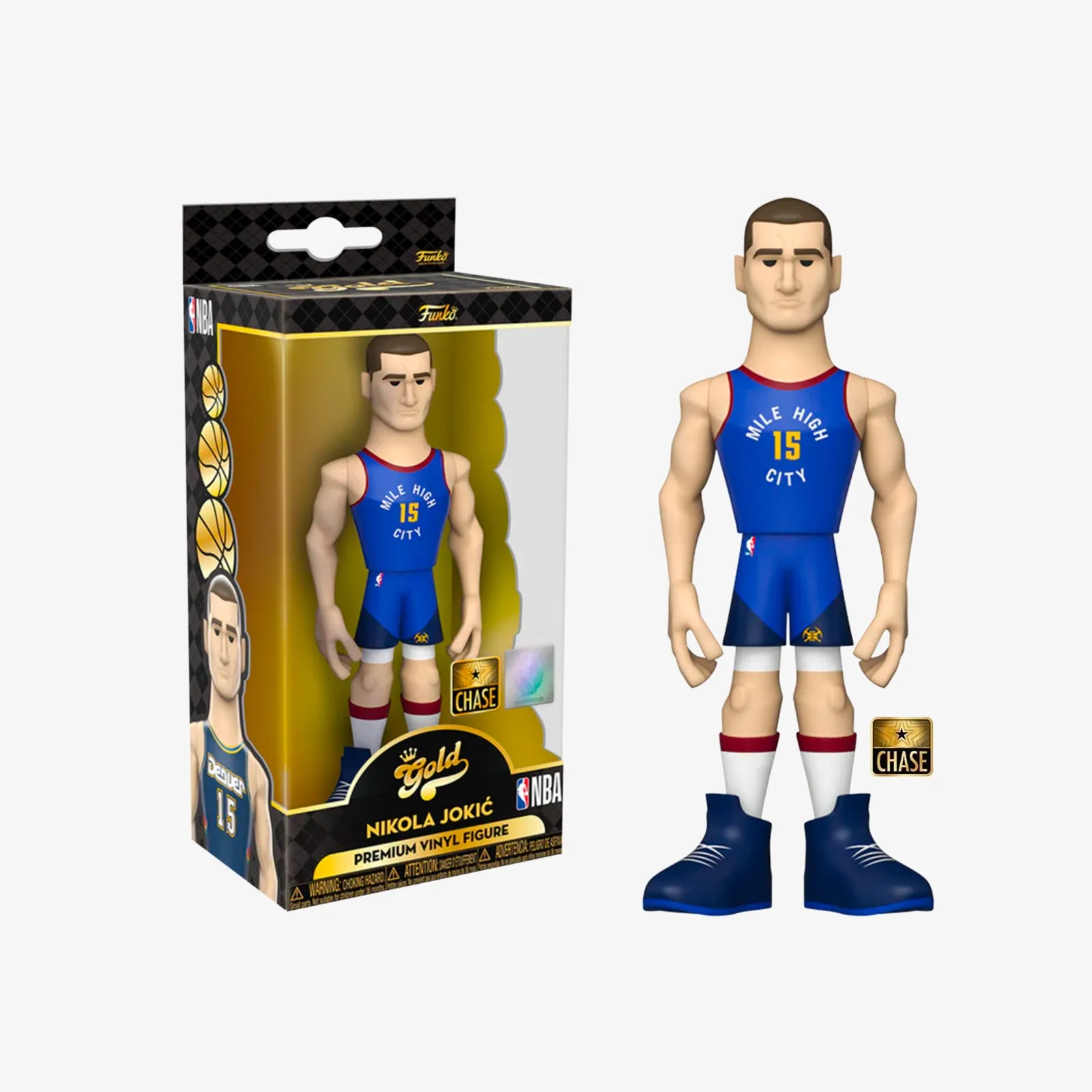Nikola Jokic Denver Nuggets NBA 5" Vinyl Gold