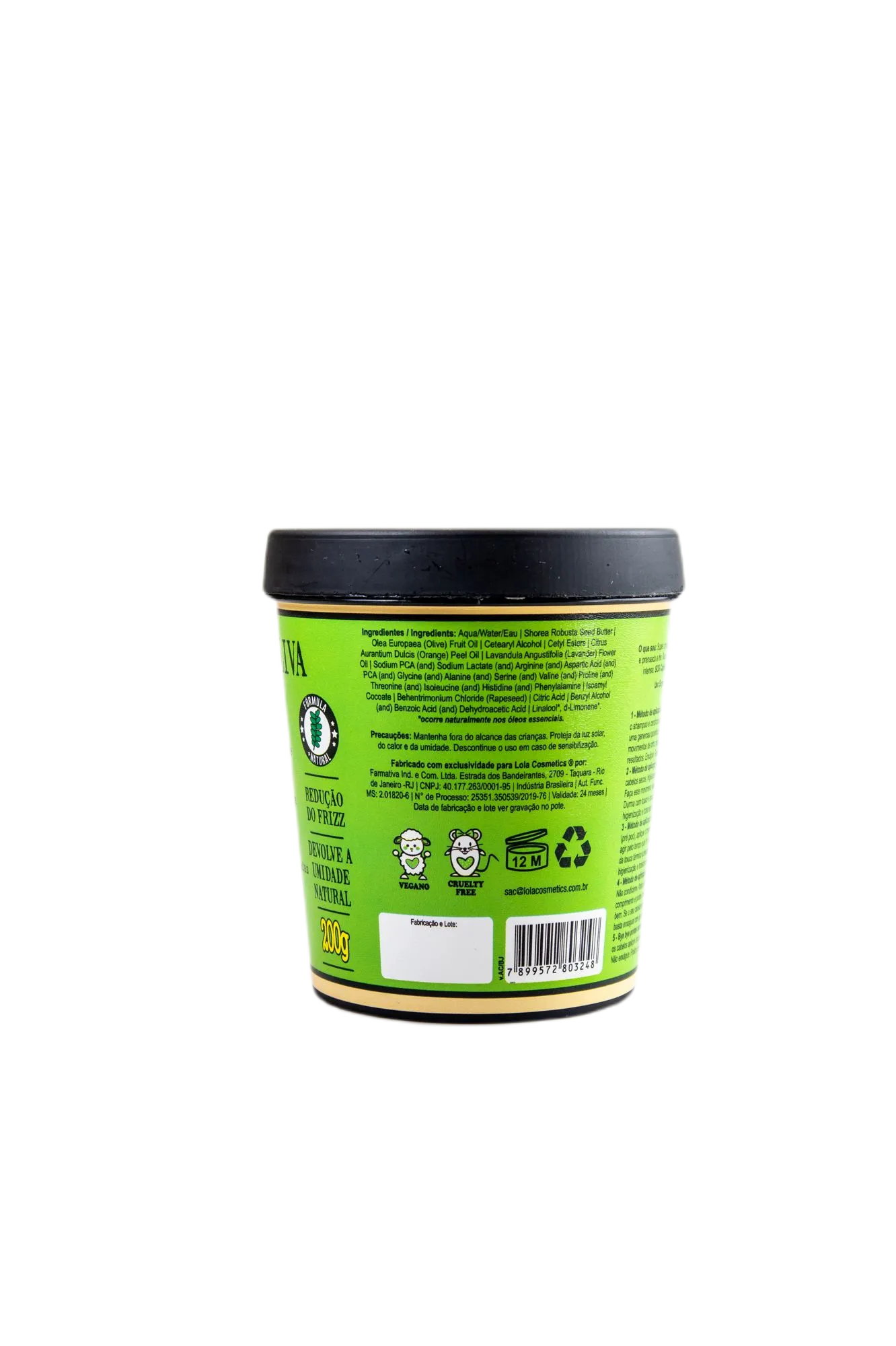 Nutrition Reconstruction Olive Wetting Humectation Mask 200g - Lola Cosmetics