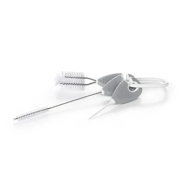 OXO Tot Straw & Sippy Cup Top Cleanning Set - Grey