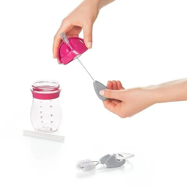 OXO Tot Straw & Sippy Cup Top Cleanning Set - Grey