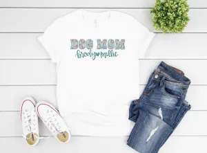 Personalized Dog Mom Tee