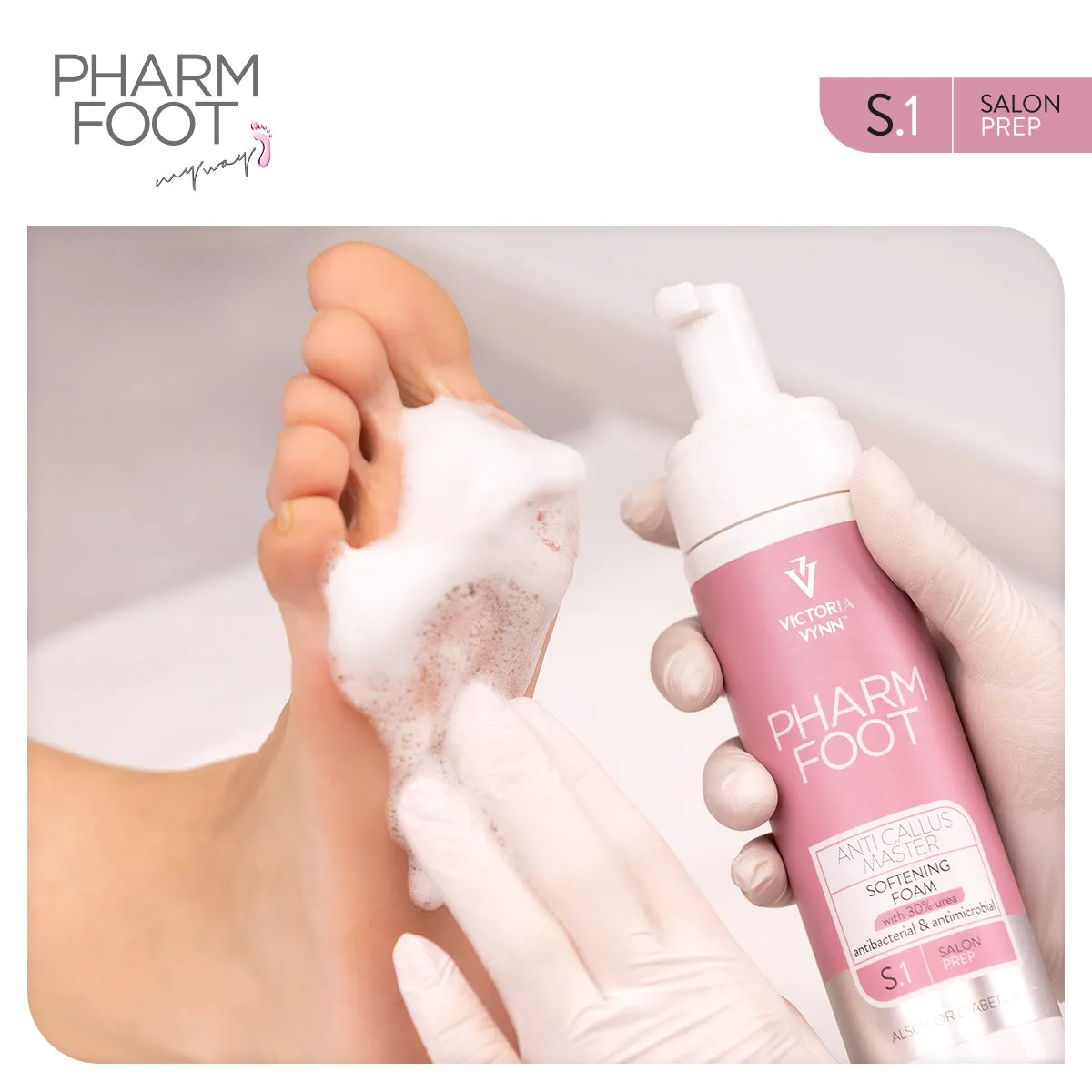 Pharm Foot Anti Callus Master Softening Foam with 30% Urea S.1