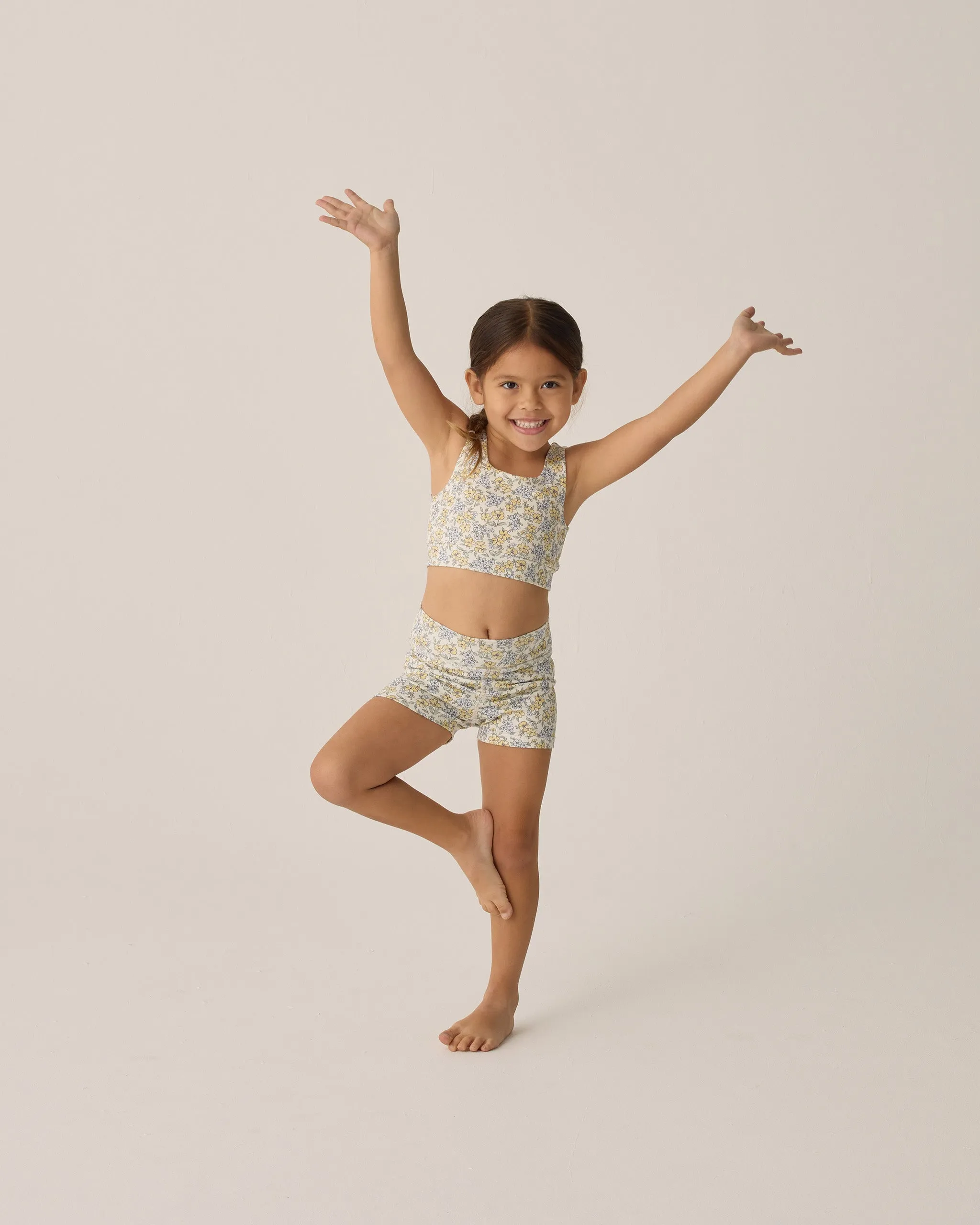 Play by Rylee & Cru Swift Sports Bra - Bloom Ivory