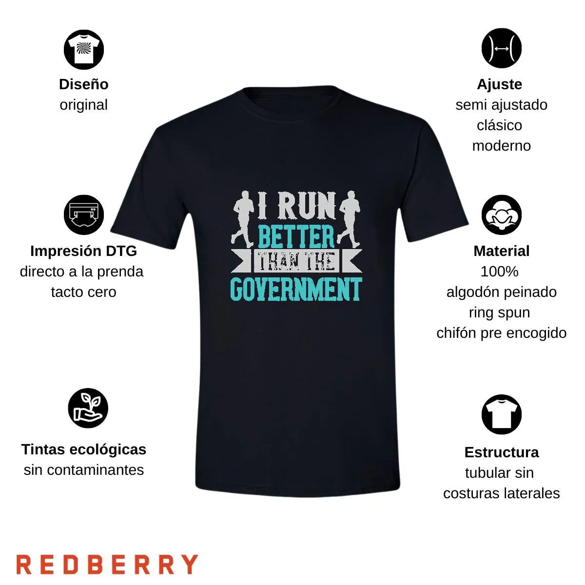 Playera Hombre Running Correr Maratón RN1012