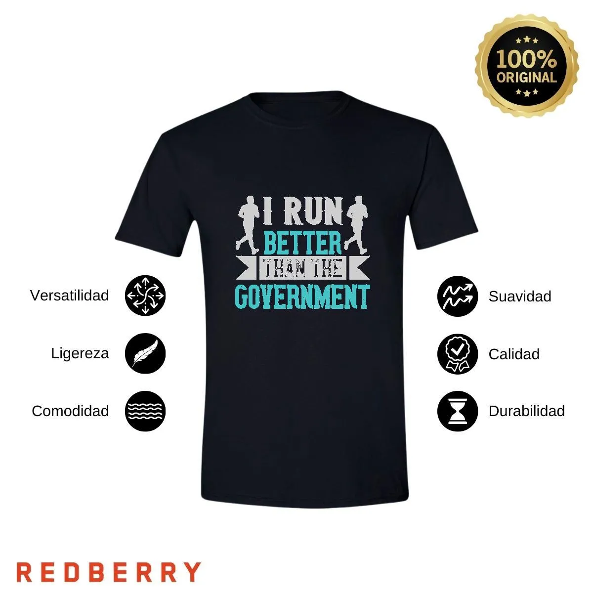 Playera Hombre Running Correr Maratón RN1012