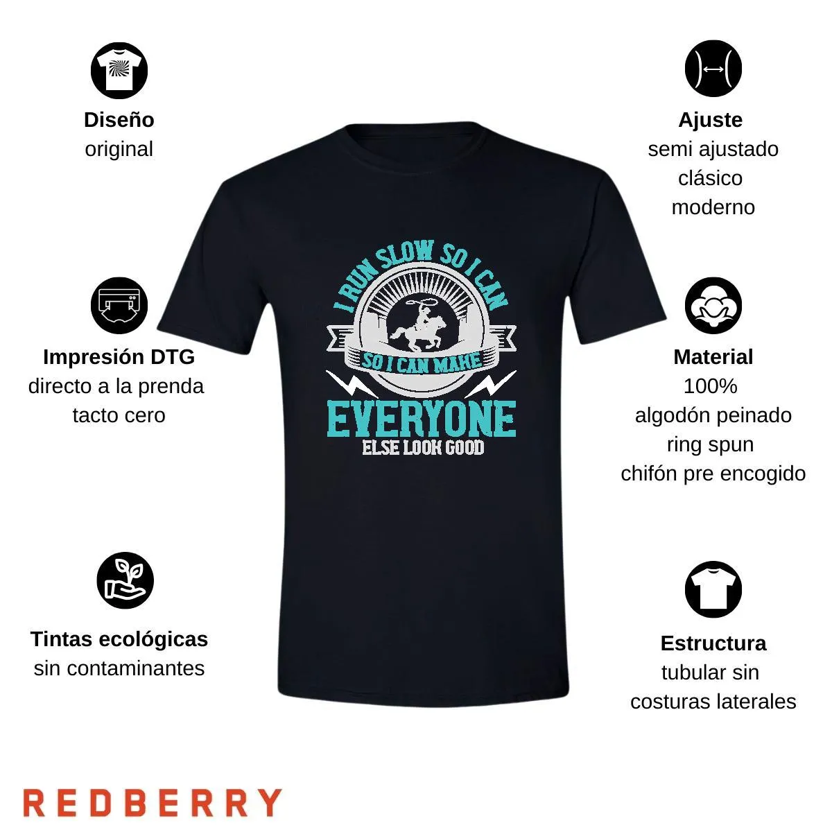 Playera Hombre Running Correr Maratón RN1013